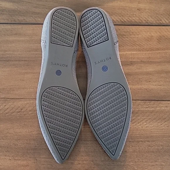 Rothy's Cloud Grey Birdseye Point 8 - Picture 3 of 5